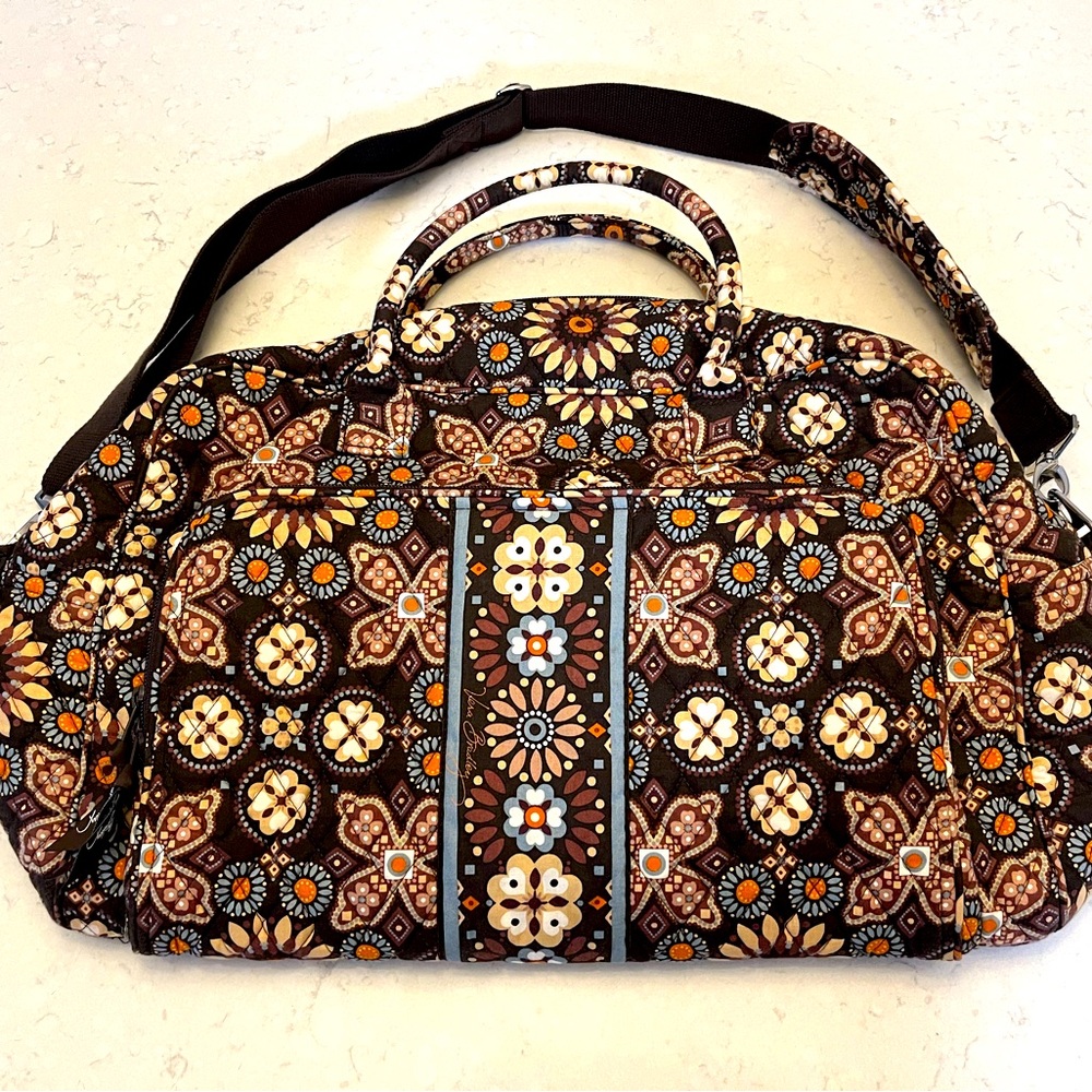 Vera Bradley weekender bag in Canyon Brown. 

 Excellent condition.